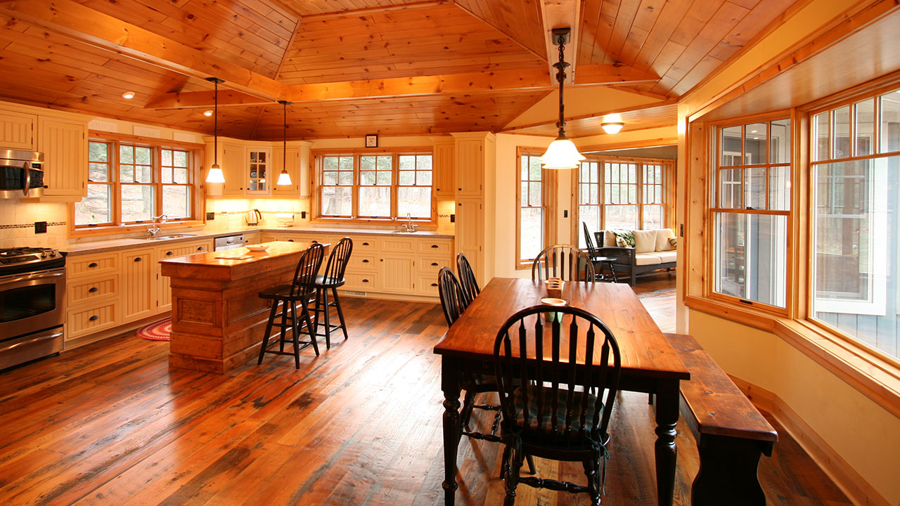 architect designed cottage - lake of bays muskoka - kitchen & eating